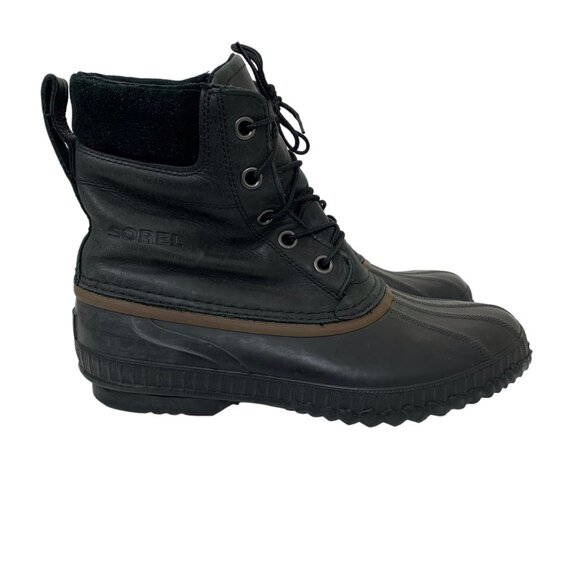 Sorel Men’s Cheyanne Waterproof Lace-up Boots in Black Size 11 Gorpcore - Picture 1 of 9